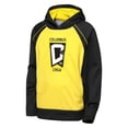 thumbnail image 2 of Youth Outerstuff  Yellow/Black Columbus Crew Striker Fleece Hoodie, 2 of 3