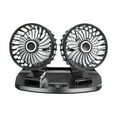 thumbnail image 2 of Wiicoznt cars fans Car Fan With Double And 5 Fan Blades, 2 Speed Cool-ing Circulator,Multi-Angle Rotation Rotatable Auto Fan For Sedan SUV, RV, Boats, 2 of 2