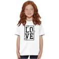 thumbnail image 4 of Love Pretty Floral Romantic Gym Yoga Girls Kids T Shirt Tees Teen Brisco Brands X, 4 of 6