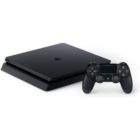 Restored Sony PlayStation 4 Slim 500GB - PS4 Console with Matching Controller (Refurbished)