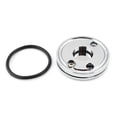 thumbnail image 6 of BFY Motorcycle Fork Lock Cover for Harley Road King 1994-up Aluminum Alloy Chrome, 6 of 7
