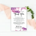 thumbnail image 3 of Koyal Wholesale Ombre Pink Purple Watercolor Wedding Thank You Place Setting Cards for Table Reception, Family, 56-Pack, 3 of 5