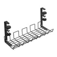 thumbnail image 2 of Gestión de cables de escritorio Gestión de cables y organizador de cable Práctico Organizador de cables ajustable fácil de instalar para la cocina Negro, 2 of 8