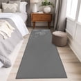 thumbnail image 5 of 2x6 Kitchen Runner Rug, Grey Dandelion Non-Skid Rubber Backing Large Rectangle Rugs - Living Room Bedroom Home Office, Abstract Art Simple Floral Indoor Floor Mat Carpets Washable Rug, 5 of 9