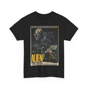 RARE Alien 1979 Movie T shirt Unisex Heavy Cotton Tee