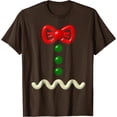 thumbnail image 1 of Funny Gingerbread Man Costume Halloween Gift Shirt - Black - M, 1 of 2