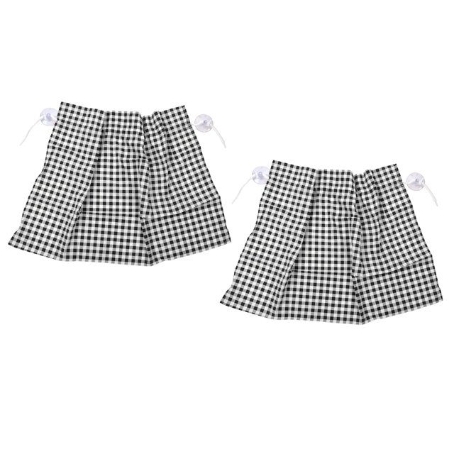 Car Window Shade,2Pcs Grid Design Anti Anti Ultraviolet Car Curtain Side Car Window Sun Shade Remarkable Clarity