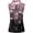 Tank tops for women Black, variant on Golf Polo Shirts for Women Tennis Collared Tank Tops Floral Print Quick Dry V Neck Lightweight Sleeveless Shirt Black XXXL
