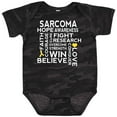 thumbnail image 3 of Inktastic Bone Cancer Sarcoma Ribbon Awareness Boys or Girls Baby Bodysuit, 3 of 5
