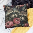 thumbnail image 2 of BANET Throw Pillow Cover, Head Roses Soft Square Cushion Case Covers Home Decor for Couch Sofa Bedroom Car Office Pillowcases 22x22in, 2 of 5