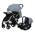 thumbnail image 1 of Carriola Plegable AOKU Ultra Premium Portabebé Azul celeste, 1 of 8