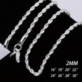 thumbnail image 3 of K-KED Fashion Women 925 Silver Clavicle Chain Pendant Necklace Charm Wedding Jewelry-Style 8, 3 of 9