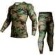 thumbnail image 1 of Soidarity Conjuntos de ropa interior térmica de invierno para hombre, calzoncillos largos deportivos a prueba de viento, ropa comprimida Uniforme atlético Verde oscuro L, 1 of 6