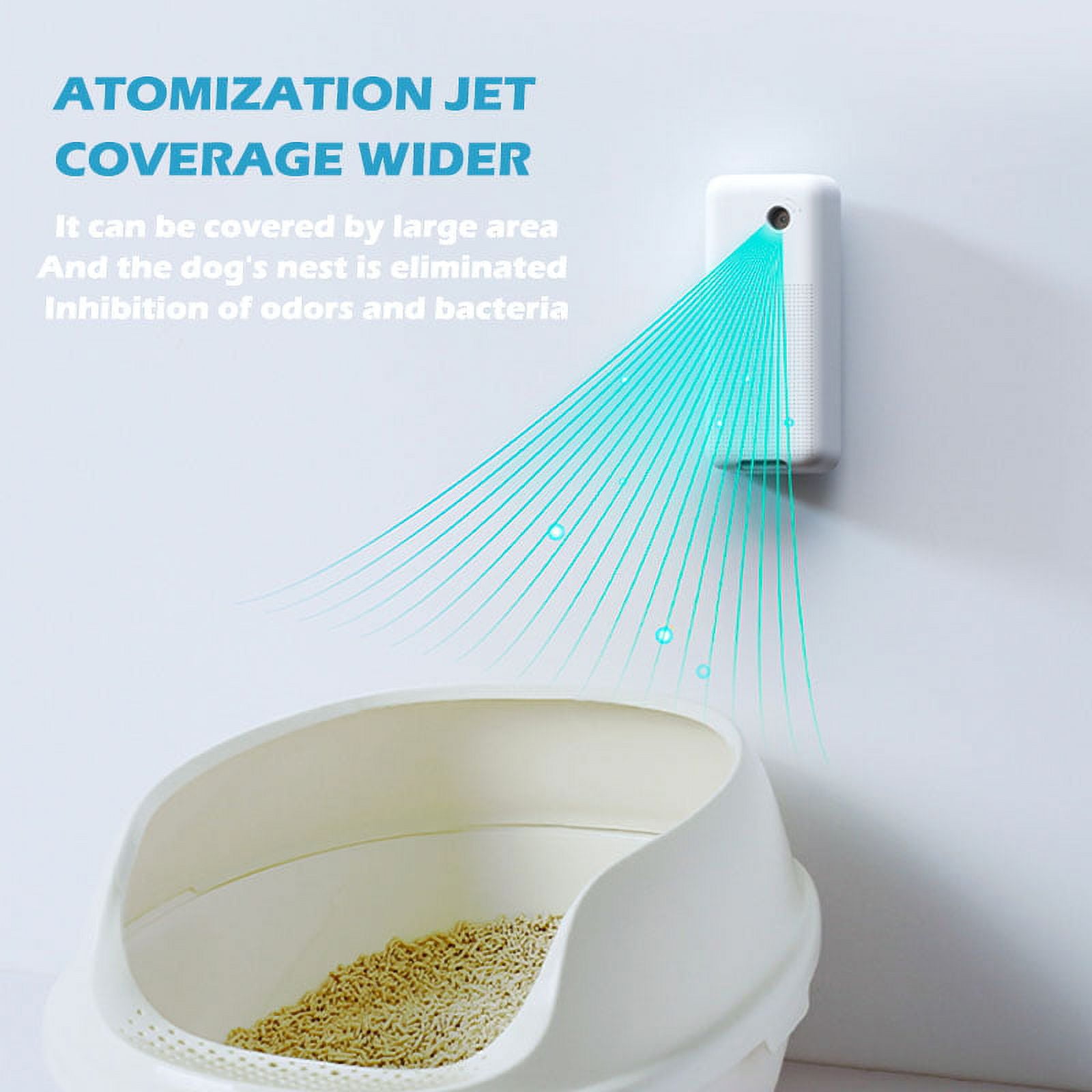 PETKIT Pet Odor Remover for Cat Litter Box, Automatic Cat Dog Odor Remover for Dog Toilet with Natural Plant Filter & Smart Infrared Sensor,App Control