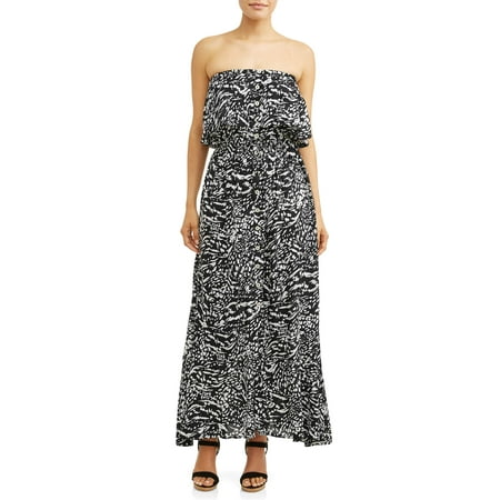 Dress One Jeans - Sofia Jeans By Sofia Vergara Strapless Maxi Dress Women's