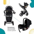 thumbnail image 4 of Carriola 3 en 1 Kobu con Portabebé – Travel System Reclinable, Plegable con Una Mano y Estructura Metálica Segura, 4 of 5