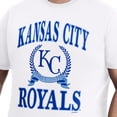 thumbnail image 4 of Men's G-III Sports by Carl Banks  White Kansas City Royals Adaptive Team Laurel T-Shirt, 4 of 5