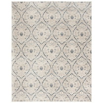SAFAVIEH Brentwood Braelyn Damask Area Rug, Light Gray/Blue, 4' x 6'