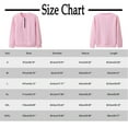 thumbnail image 3 of Dyfzdhu Sweatshirts for Women Plus Size Trendy Long Sleeve With Half Zipper Solid Color Hoodless Sweatshirt Khaki, 3 of 5