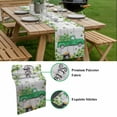 thumbnail image 5 of St. Patrick's Day Table Runner - 108 Inch Long, Kitchen Dining Table Runner Dresser Scarves, Green Truck Lucky Shamrocks Rustic Wooden Farmhouse Decor for Coffee Tables Wedding Party Banquet, 5 of 8