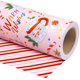 thumbnail image 1 of Papel de regalo navideño WRAPAHOLIC reversible de 43 cm x 10 m, 1 of 7