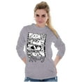 thumbnail image 4 of Smurfs Cartoon Manga Panel Aesthetic Long Sleeve TShirt Men Women Brisco Brands S, 4 of 6