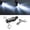Gray White, variant on Riousery 7-in-1 Emergency Survival Whistle Multifunctional Tool with Compass Thermometer LED Light for Hiking Backpacking Camping (4.72 inches / 12 cm) - Gray White