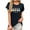 Black, variant on LangJing Womens Happy Easter Day Crew Neck Shirt Funny Bunny Rabbit Eggs Graphic Short Sleeve Tee Spring Casual Summer Tops Navy S