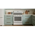 thumbnail image 4 of Brand New Whirlpool® WFG505M0MW 5.1 Cu. ft. Freestanding Gas Range with Edge-to-Edge Cooktop and Frozen Bake™ Technology. Dimensions: 46" H x 30" W x 27" D, 4 of 18