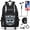 Color1, variant on Teen Lightweight Backpack-High Capacity Waterproof Daypack Canvas Laptop Knapsack with USB Charging Port