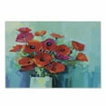 thumbnail image 1 of Impressionist Cutting Board, Floral Painting Colorful Bouquet of Poppy Flowers in Vase, Decorative Tempered Glass Cutting and Serving Board, in 3 Sizes, by Ambesonne, 1 of 2