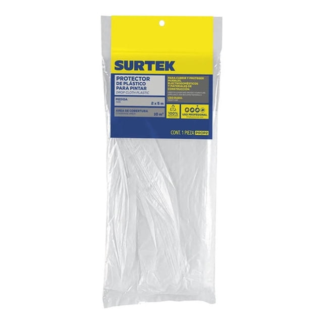 Protector Plástico P/pintar 2.5 X 4 M Prop3 Surtek