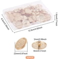 thumbnail image 2 of 50Pcs Metal Blazer Buttons 0.87 Inch Flat Round Alloy Buttons Vintage Suits Button Set for Blazer Suits Coats Uniform and Jacket - Light Gold, 2 of 6
