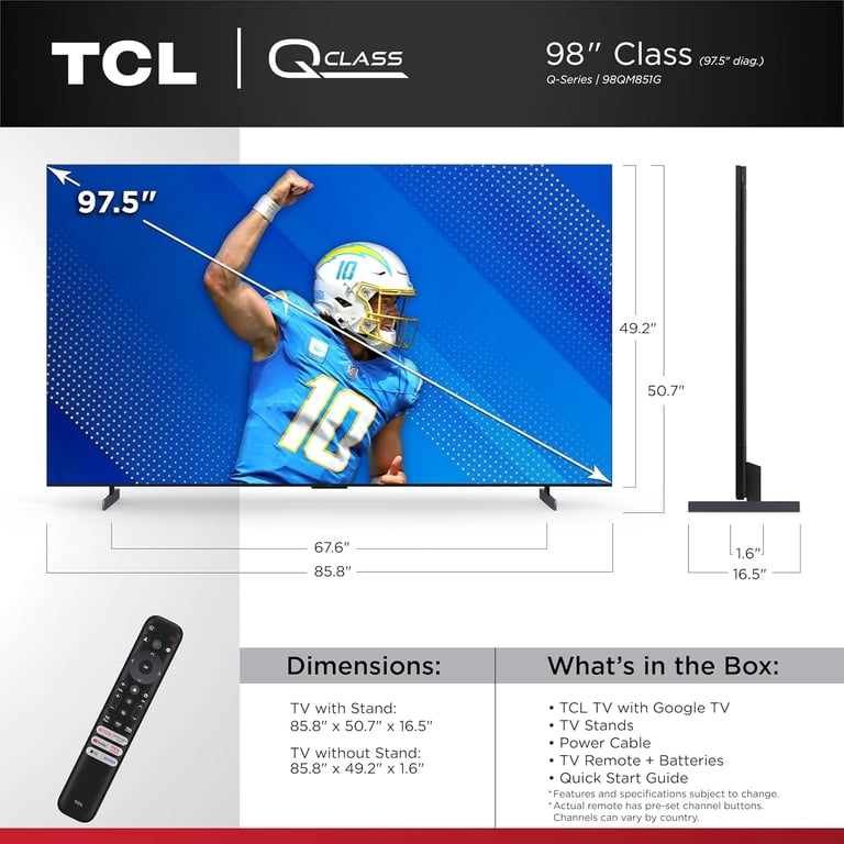 Open Box) TCL 98