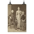 thumbnail image 2 of Print: Family Portrait Of An Unidentified Man And His Two Daughters, 1885, 2 of 4