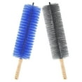 thumbnail image 5 of Dusting Fan Cleaner Brush Ergonomic Handle Home Cleaning Gray 2Pcs, 5 of 5
