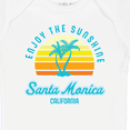 thumbnail image 4 of Inktastic Summer Enjoy the Sunshine Santa Monica California in Blue Boys or Girls Baby Bodysuit, 4 of 5