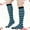 czb# Blue181, variant on Wuxian Cute Socks Ladies Striped Knee High Stockings Calf Socks Christmas Socks Soft Cozy Breathable Lightweight Footwear,Blue,One Size