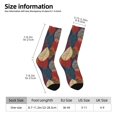 thumbnail image 2 of Balery Autumn Leaves Calcetas Largas con Estampado para Hombre y Mujer – Suaves y Transpirables, Talla Única (US 5-11), 2 of 6