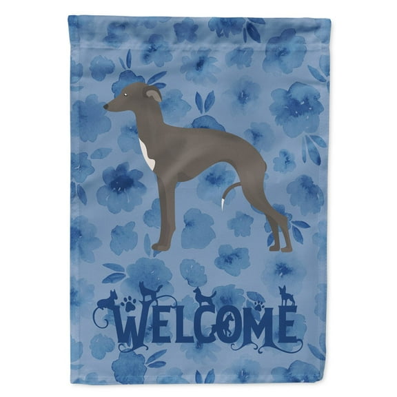 Carolines Treasures CK6001CHF Italian Greyhound 1 Welcome Flag Canvas House Size Large multicolor
