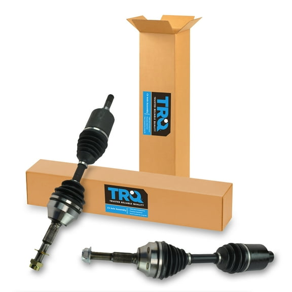 TRQ New Complete CV Axle Shaft Front Kit Pair Set of 2 for 02-07 Jeep Liberty CSA82535