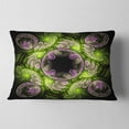 thumbnail image 2 of Designart 12" x 20" Green Polyester Throw Pillow, 2 of 5