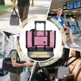 thumbnail image 6 of 25 lbs Lightproof Soft Sided Large Cat Carrier for Small Pet Dog Airline Approved Travel Bag Puppy Carriers with Side Pockets & Reflective Mesh, Foldable Portable for Outdoor Car Black, 6 of 8