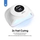 thumbnail image 2 of WEVILI Lámpara de uñas UV de 72 W, luz UV más rápida para esmalte de gel con 3 temporizadores, secador de uñas profesional con sensor automático con pantalla LCD para salón y uso doméstico, 2 of 5