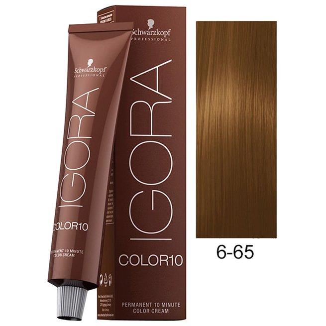 Schwarzkopf Igora Color10 10 Minute Hair  Color  6 65 Dark  