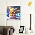 thumbnail image 3 of (dg408) Resina La Serie Dibujos Animados Pikachu Con Diamantes Completos 30*30CM, 3 of 9