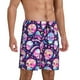 thumbnail image 2 of Fotbe Skull mushroom colorful cute Pantalones Cortos de Pijama para Hombre, Ropa de Dormir, Pantalones de Pijama Cortos para Hombre-4X-Large, 2 of 6