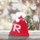 thumbnail image 5 of Bolsa de regalo tejida con letras del alfabeto | Bolsa bordada para dulces navideños | Adorno navideño personalizado | Mini bolsa colgante para decoración del árbol, 5 of 5