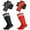 Red, Black, variant on Hengguang 2 Pairs Kids Soccer Shin Guards with 2 Pairs Soccer Socks, Calf Protection Soccer Shin Pads & Socks for Toddler 5-12 Years(Blue, Black)