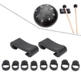 thumbnail image 1 of Fundas para dedos para tambor de lengua resistente y duradera cubierta para dedos de percusión gel de sílice 2 soportes para baquetas para música clásica para folk ANGGREK Otros, 1 of 8